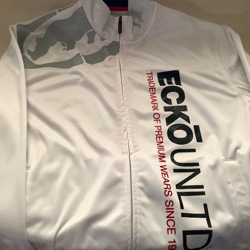 2 barely worn, Men’s Ecko Unltd track jackets, size L